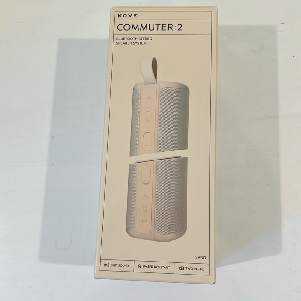 Unopened Kove Audio Commuter 2 Split Bluetooth Speaker ($140 retail)
